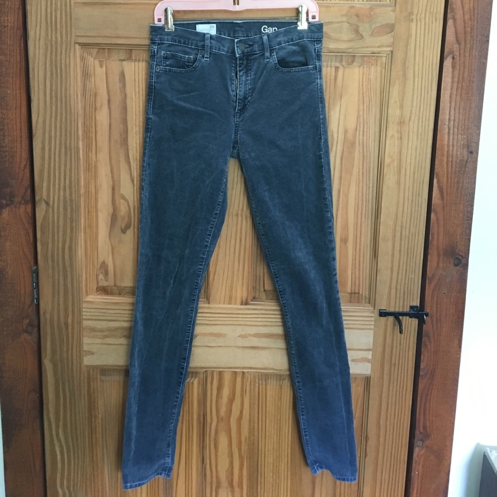 Gap Modern Stretch True Skinny tall corduroy pants