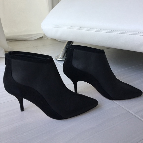 Loeffleer Randall black leather/suede bootie NWOT - Picture 5 of 8