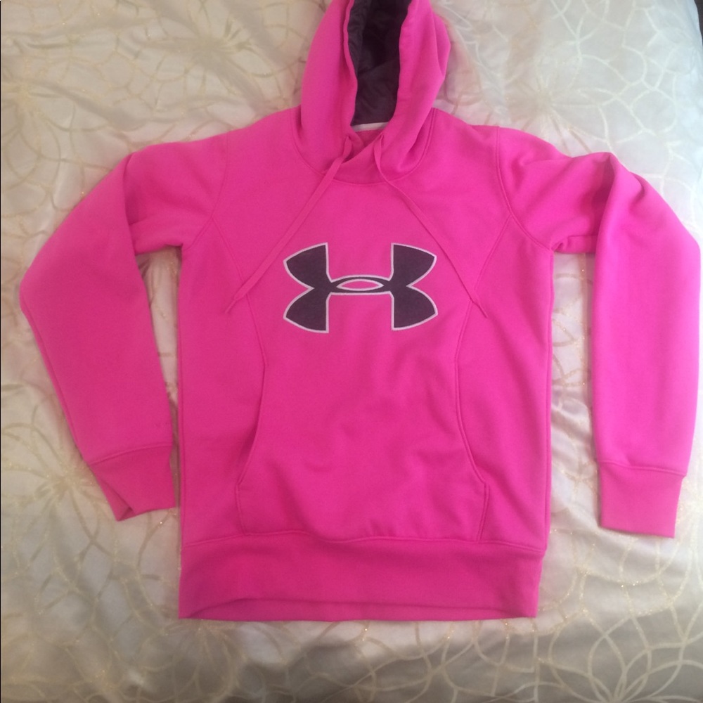 Hot pink Under armour sweatshirt