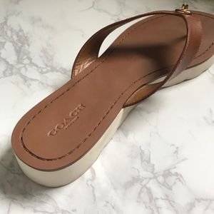 Coach flip flops