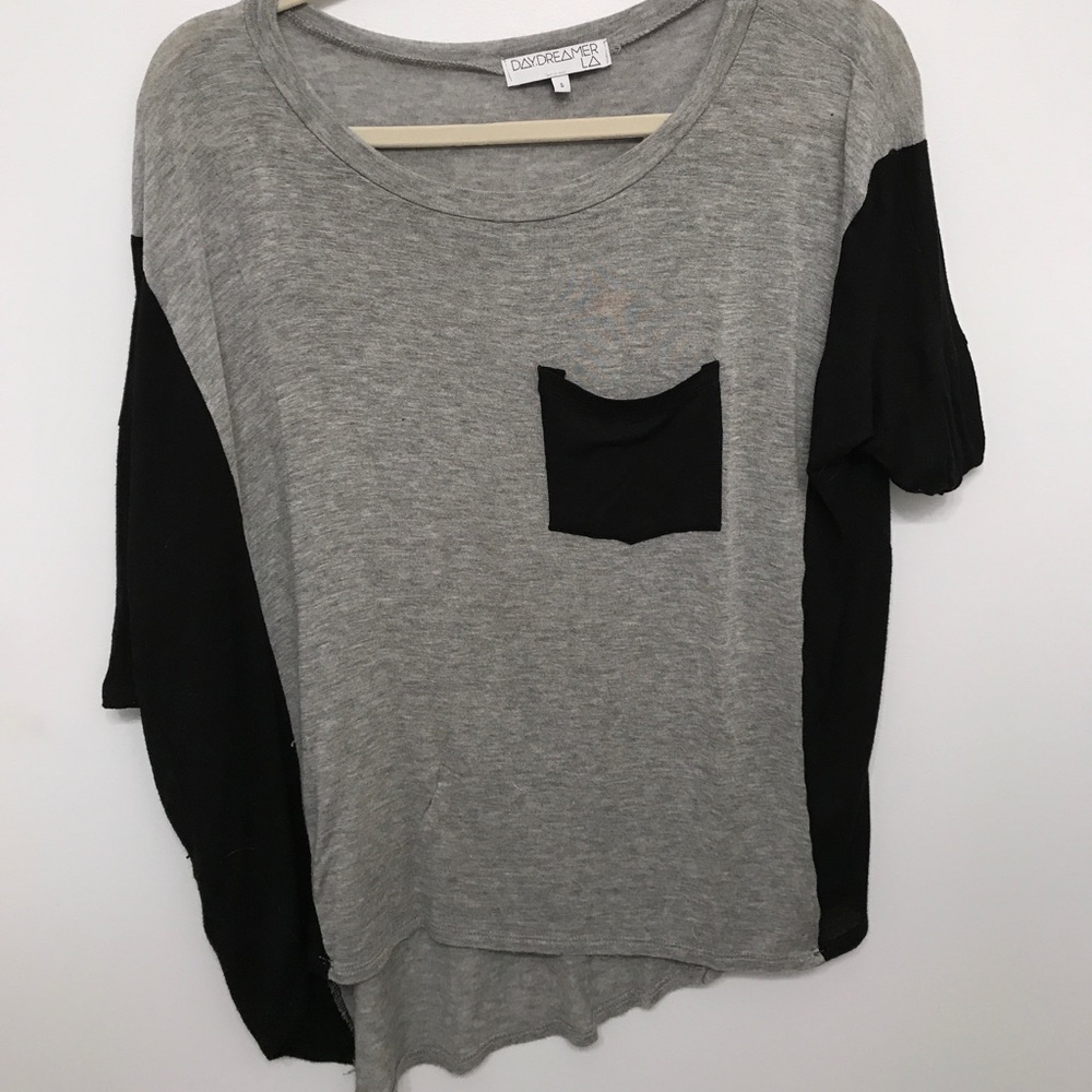 simple hi-low tshirt