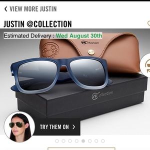 🦋 Ray-ban Justin's in Blue 🦋