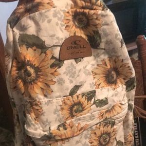 O'Neill back pack. Sunflower.