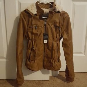 Ci Sono by Cavalini Faux Fur Jacket size M