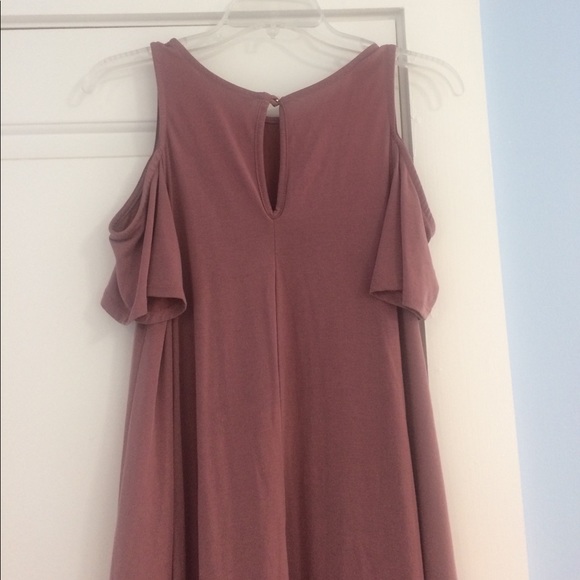 Mauve Mimi dress with shoulder cut outs - Picture 2 of 4