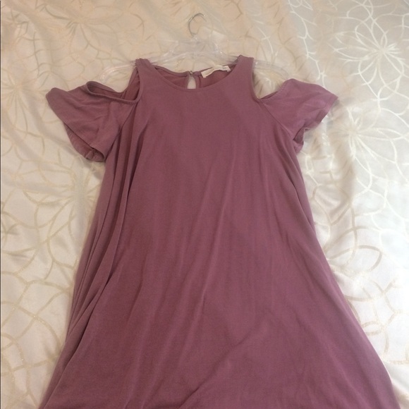 Mauve Mimi dress with shoulder cut outs - Picture 4 of 4