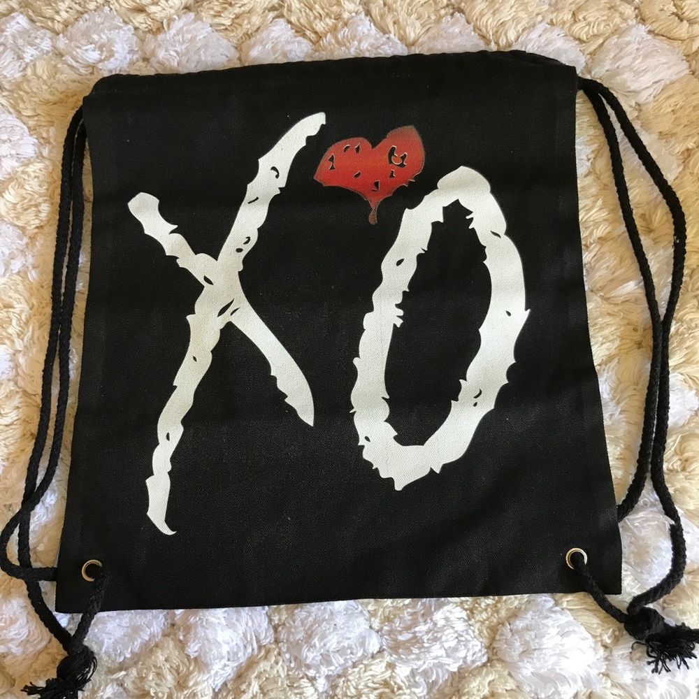 The Weeknd drawstring bag