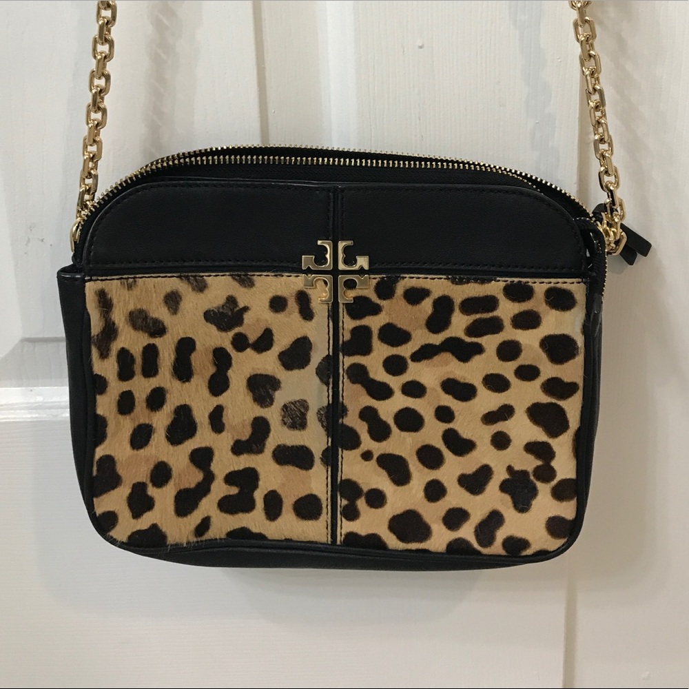 Tory Burch leopard bag