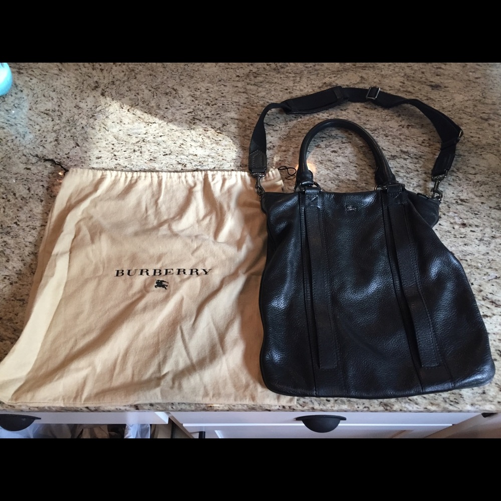 Burberry Black Large Leather bag