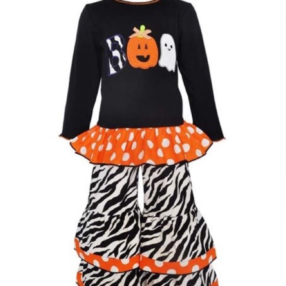 Boo Tunic and Ruffle Pants