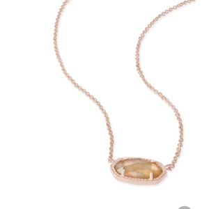 Kendra Scott Elisa Pendant Necklace in Brown Pearl