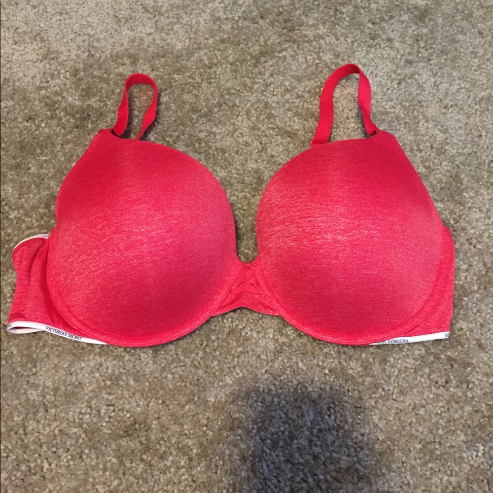 VS red marl bra