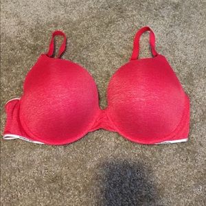 VS red marl bra