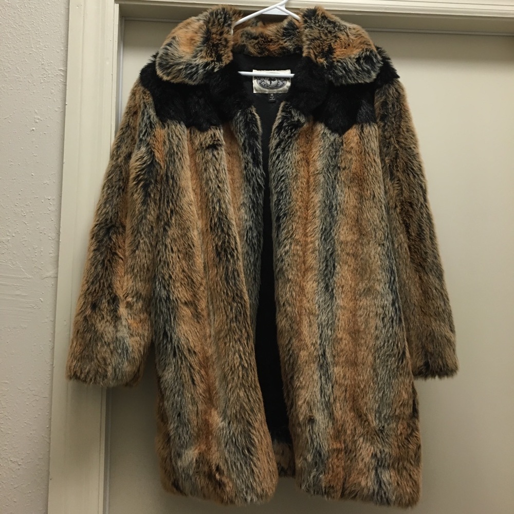 Brown Fur Coat By County Clothing Co.