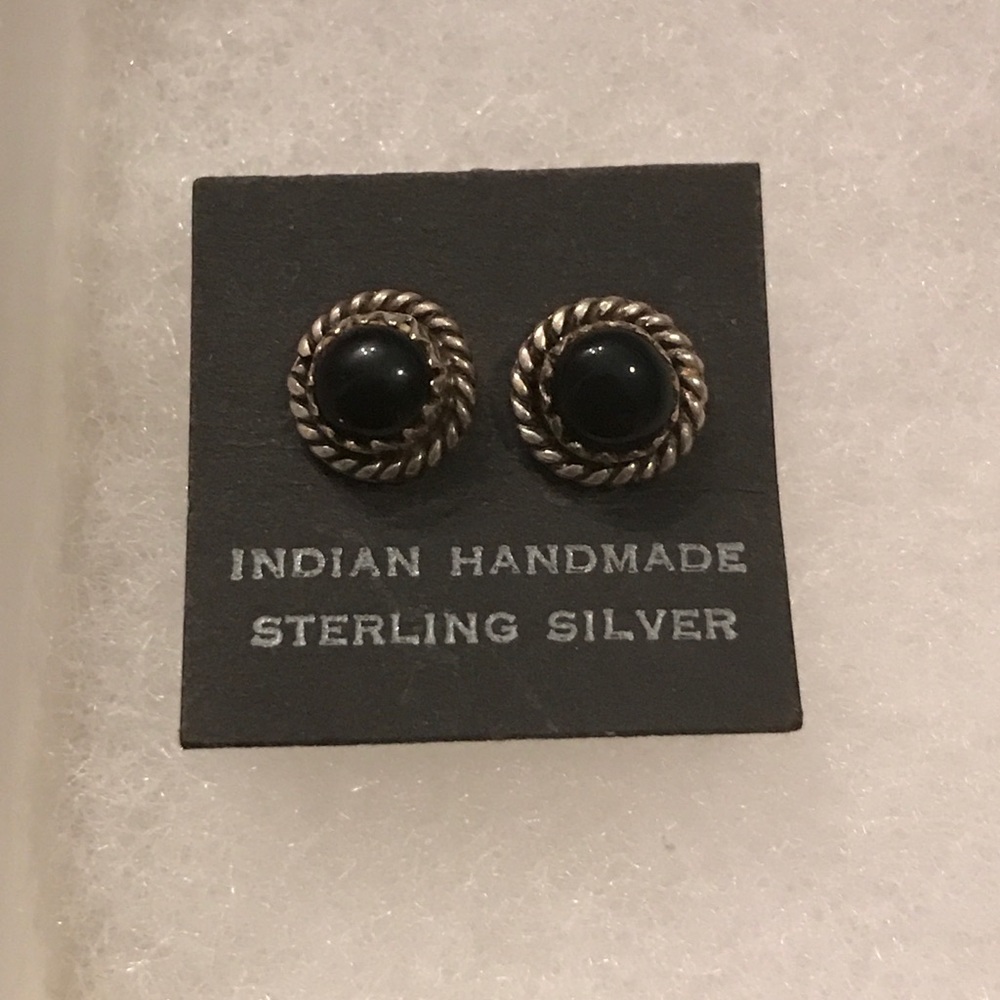 Indian Handmade Sterling Silver Studs