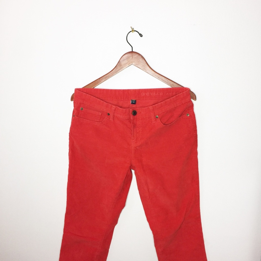 Gap Red Corduroy Pants.