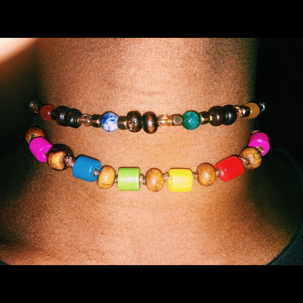 BEAUTIFUL RAINBOW CHOKER!!