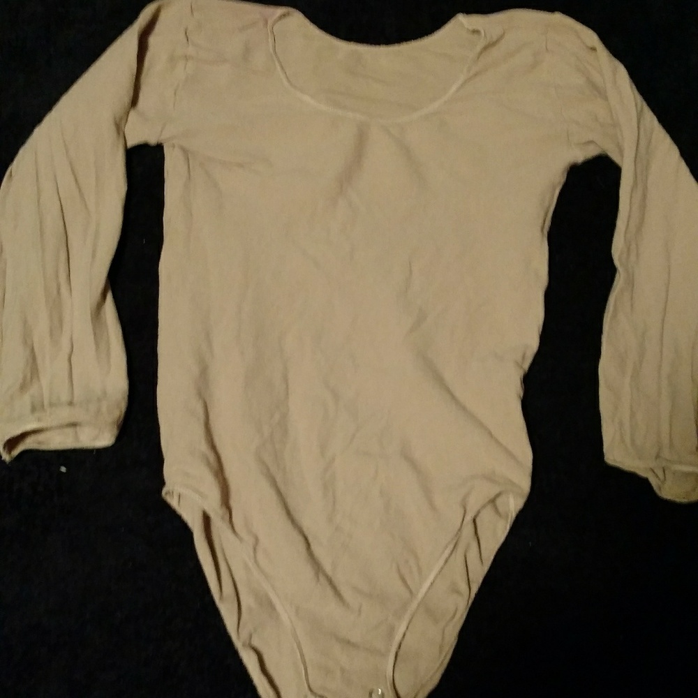 Tan leotard