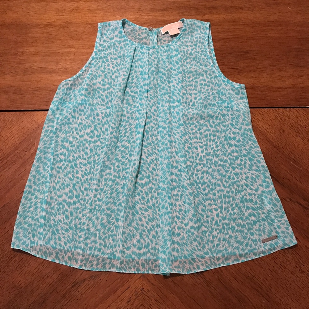 Micheal Kors Petite Blue and White Woman Small P/S