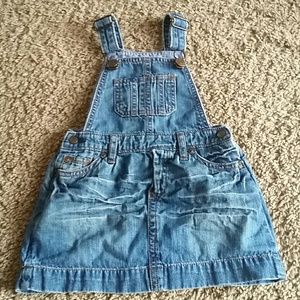 ***B2G1***BABY GAP 12-18Mos Overall Jean Dress
