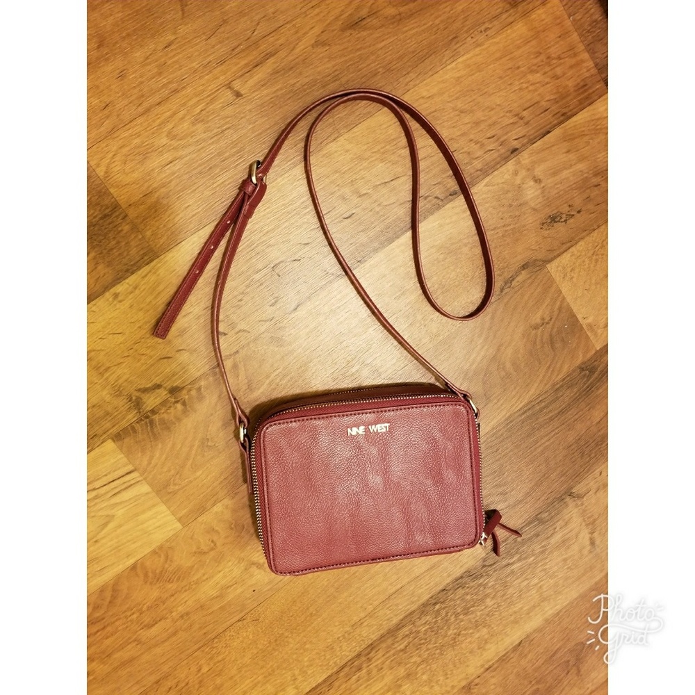 NINE WEST Faux Leather Cross Body Purse