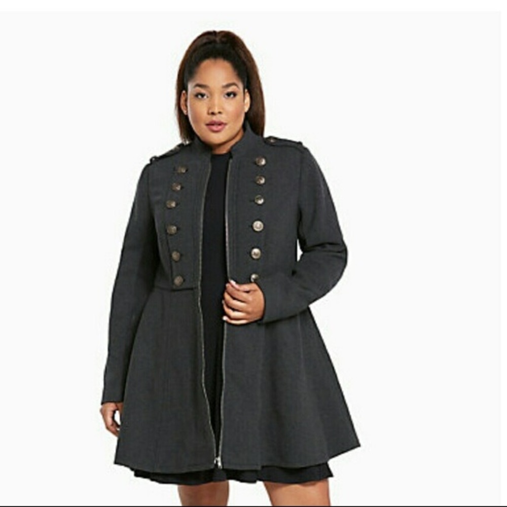 Military Style Fitted Jacket