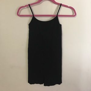 Freepeople intimatelyseamless romper- black XS NWT