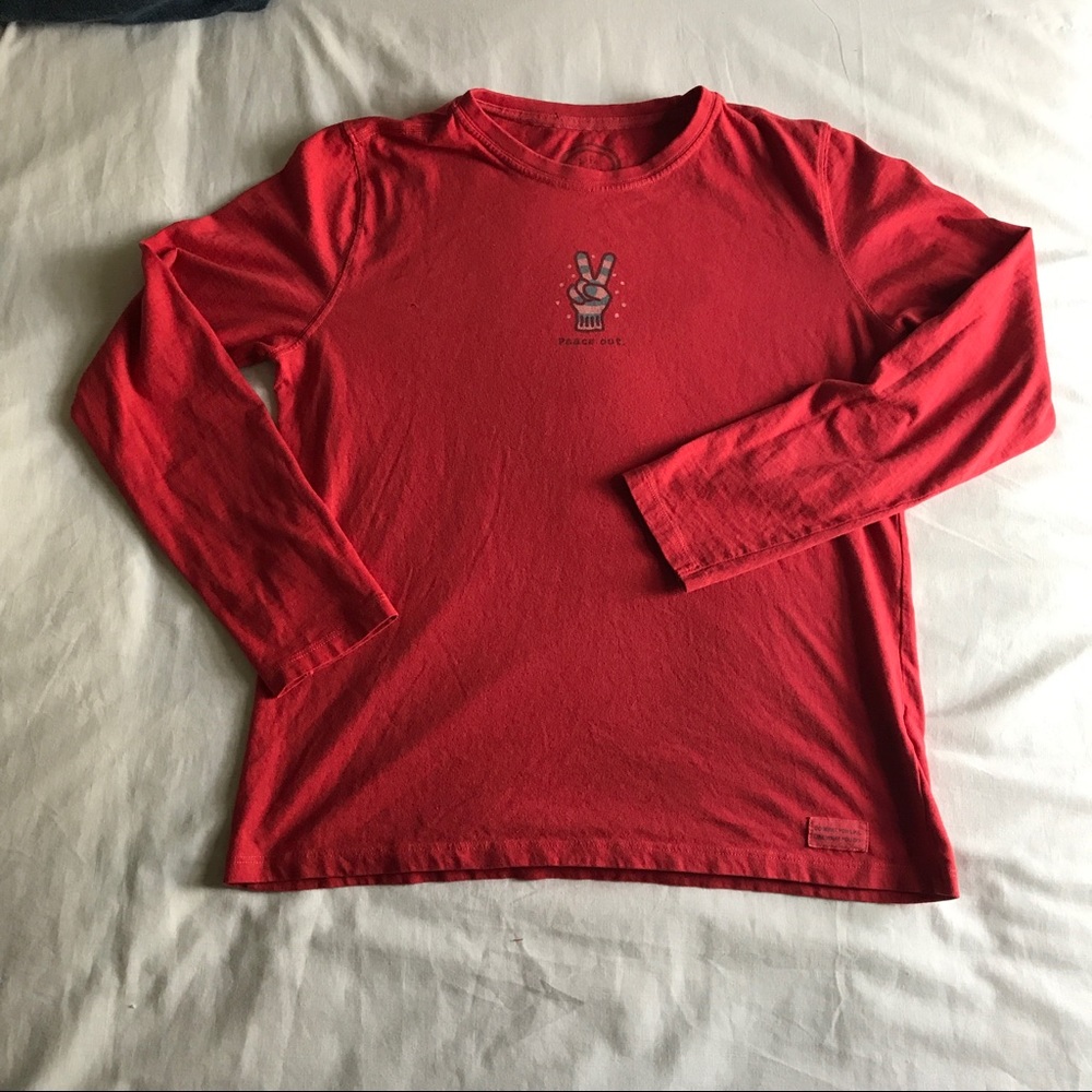 Life Is Good - Long Sleeve Crusher Tee