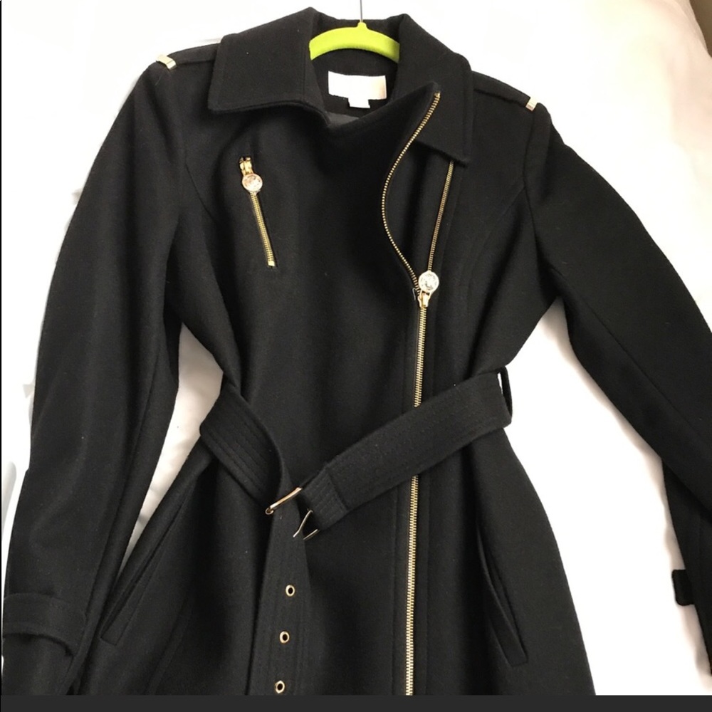 Mk black coat size S