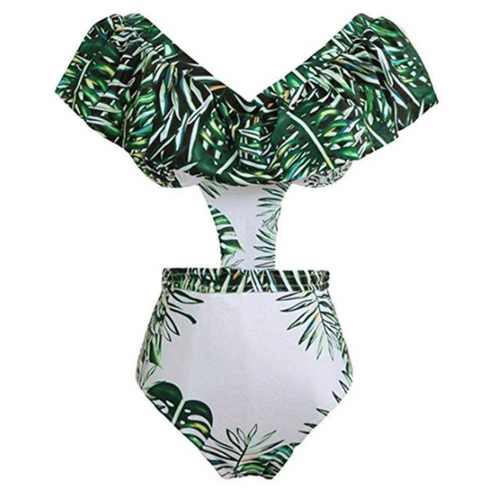 Off the shoulder mono kini - nwt