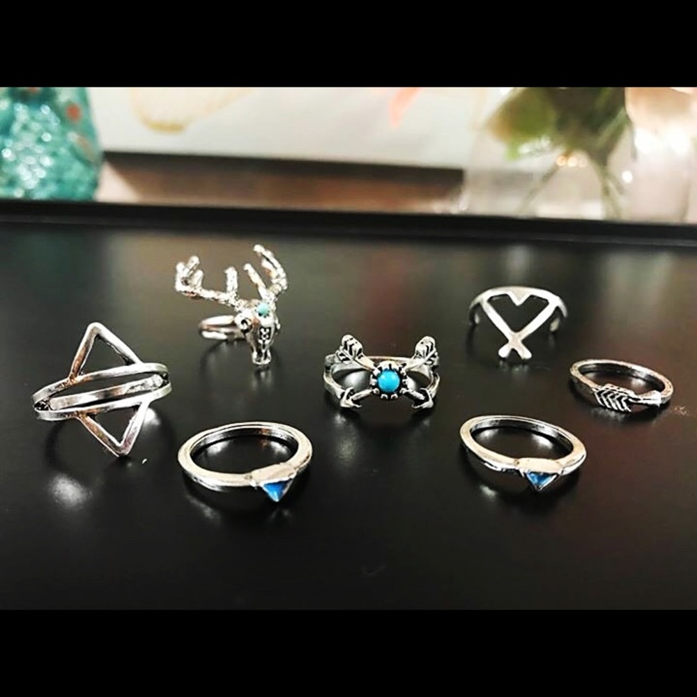 Ring set - boho -