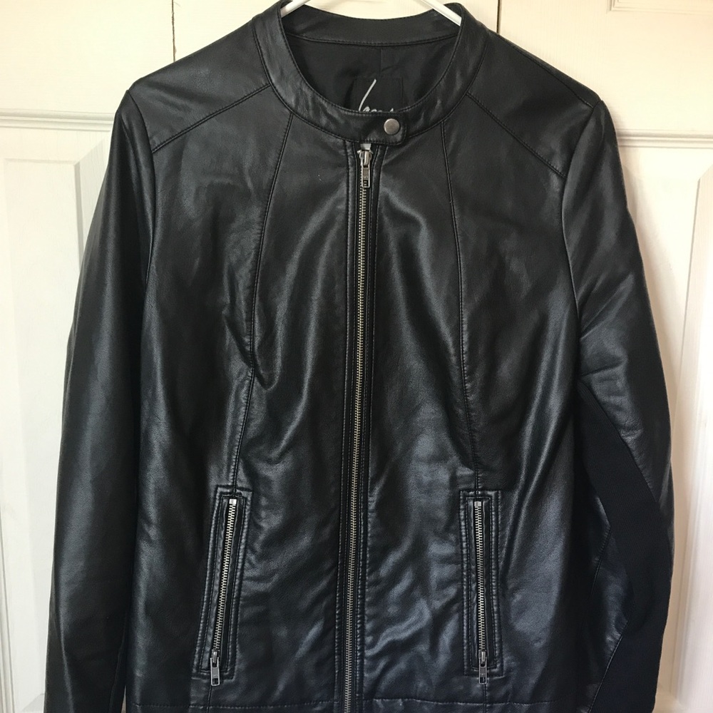 Faux Leather Jacket