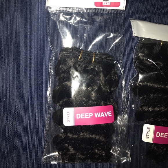 Human deep wave hair main image 4