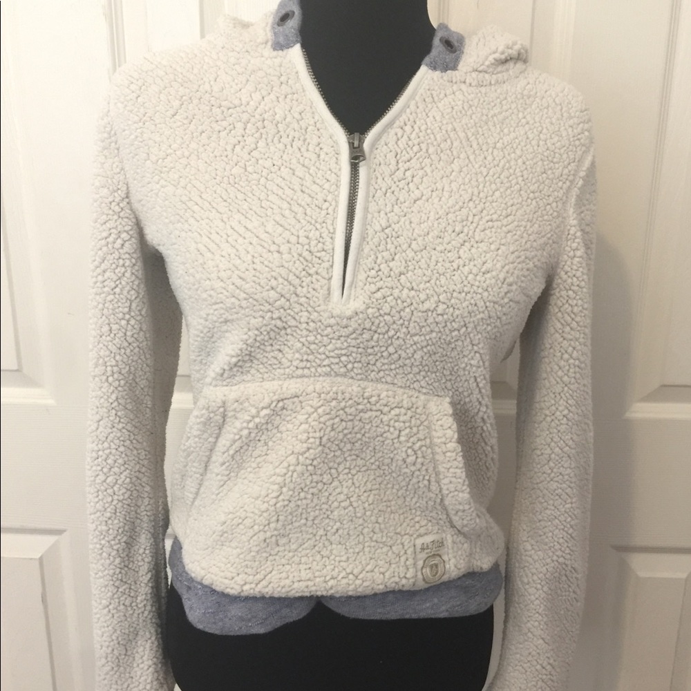 Abercrombie &Fitch faux fur hoodie