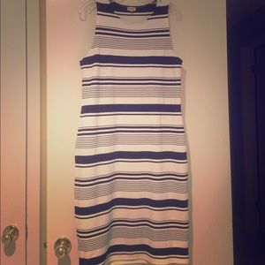 Cremieux Striped Knit Shift Dress