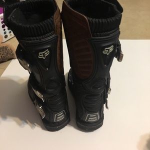 Fox racing Motocross boots.