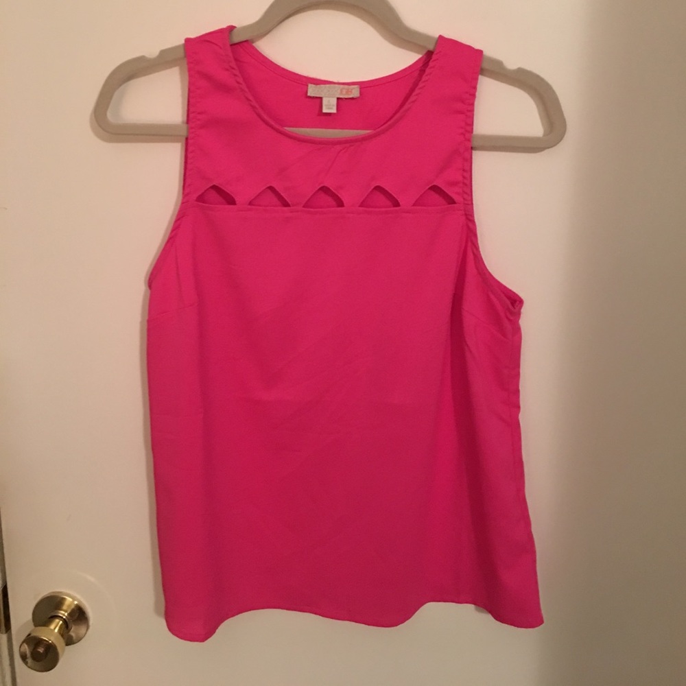 Hot pink top