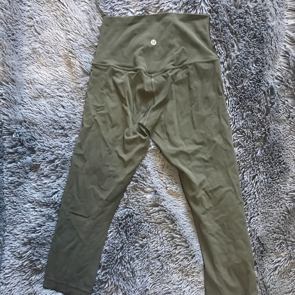 🚫Sold🚫 Lululemon Dark Olive Align pant II