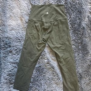 🚫Sold🚫 Lululemon Dark Olive Align pant II