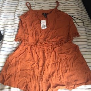RUST COLORED JUMPSUIT / SPAGHETTI STRAP
