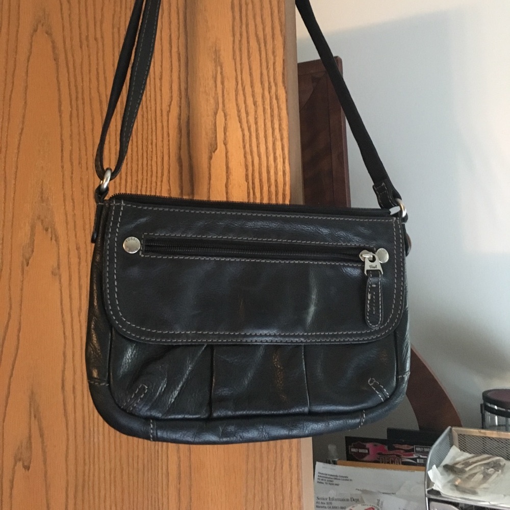 Vintage fossil cross body purse