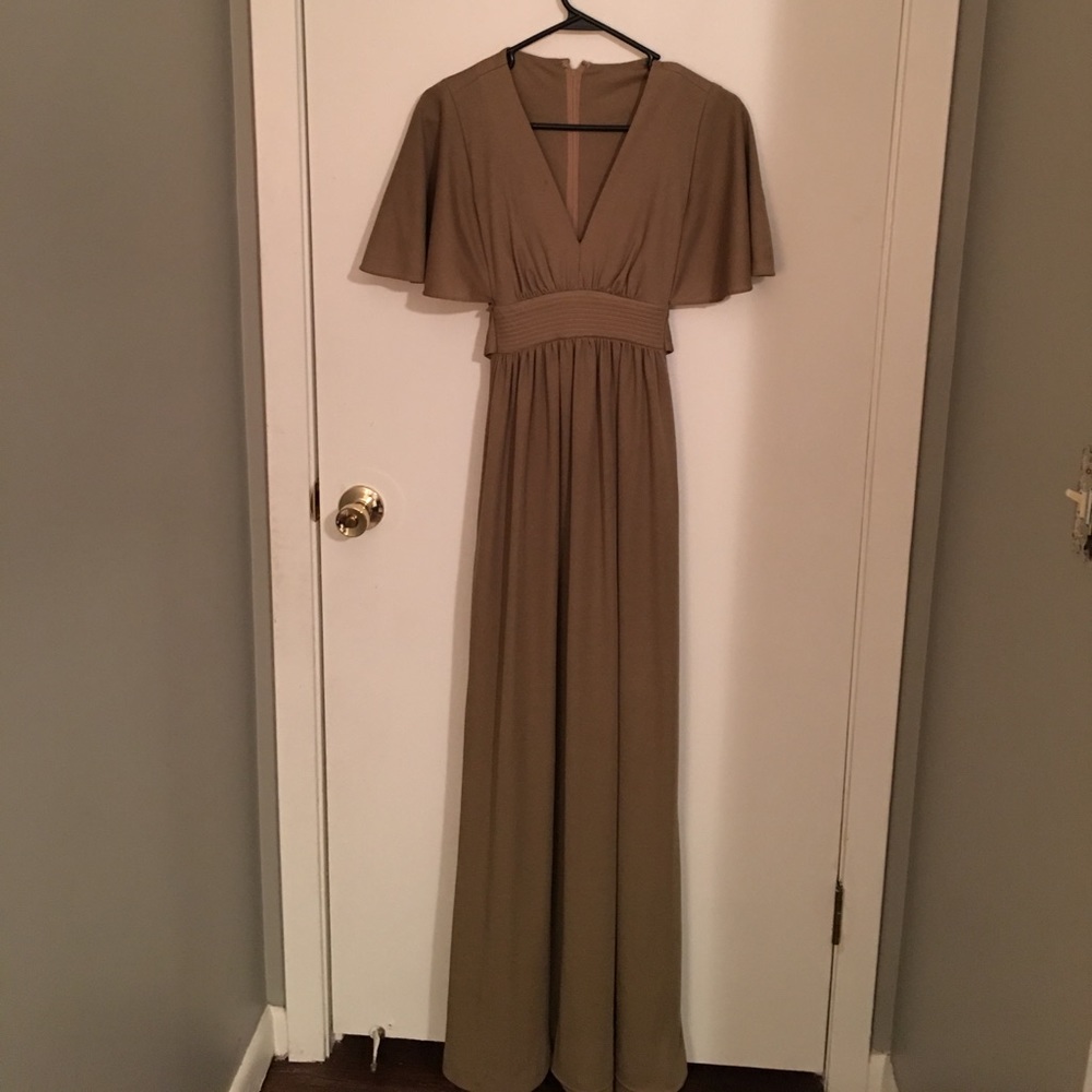 Vintage tan dress