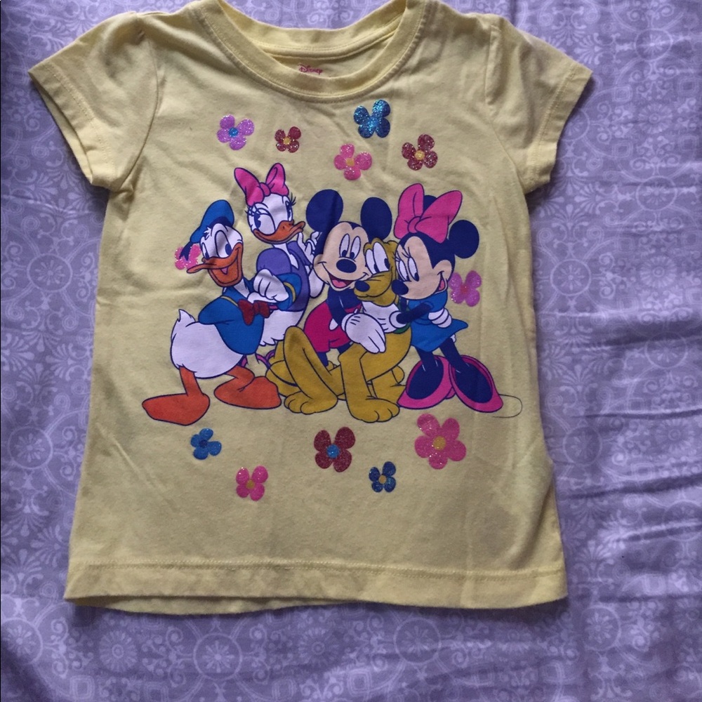 Disney characters short sleeve tshirt
