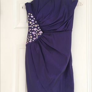 Strapless elegant dress