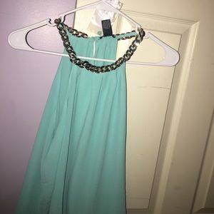 teal top, never worn