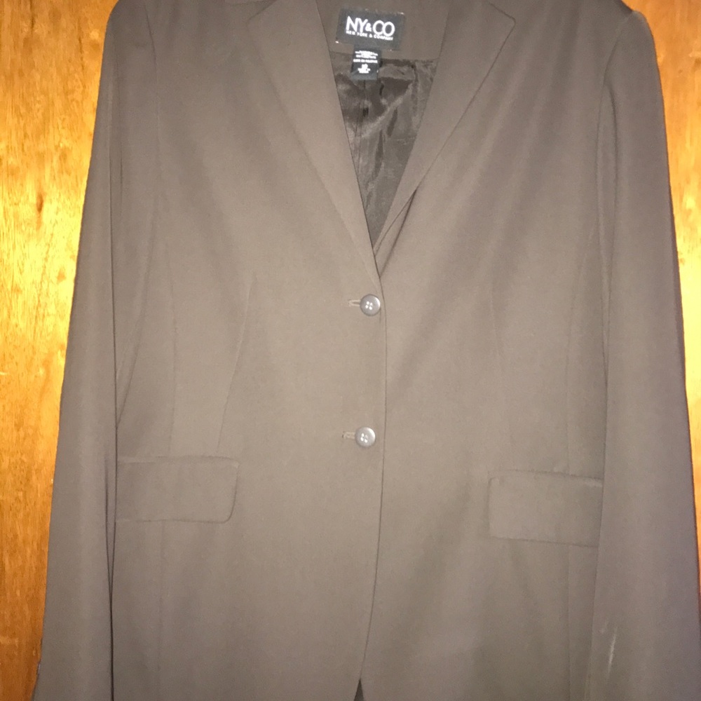 Brown suit