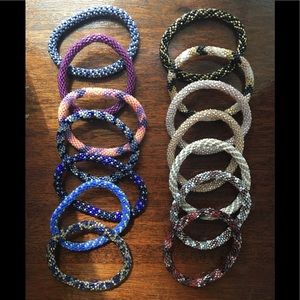 Handmade beaded bracelets