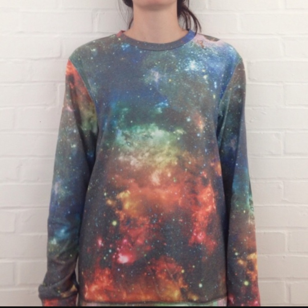 Galaxy sweatshirt from pac sun