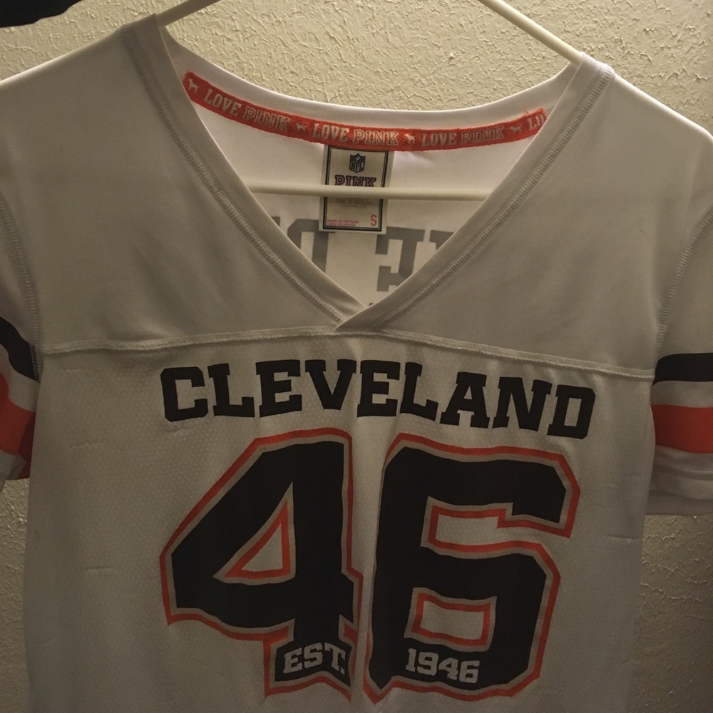 Vs pink Cleveland browns jersey