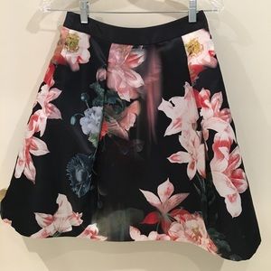 Ted Baker floral skirt